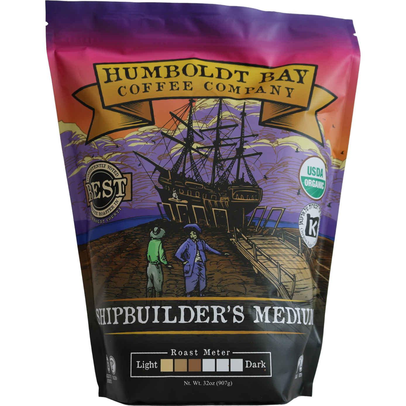 Organic Shipbuilder's Medium Roast Coffee 2lbs – Humboldt Bay Coffee