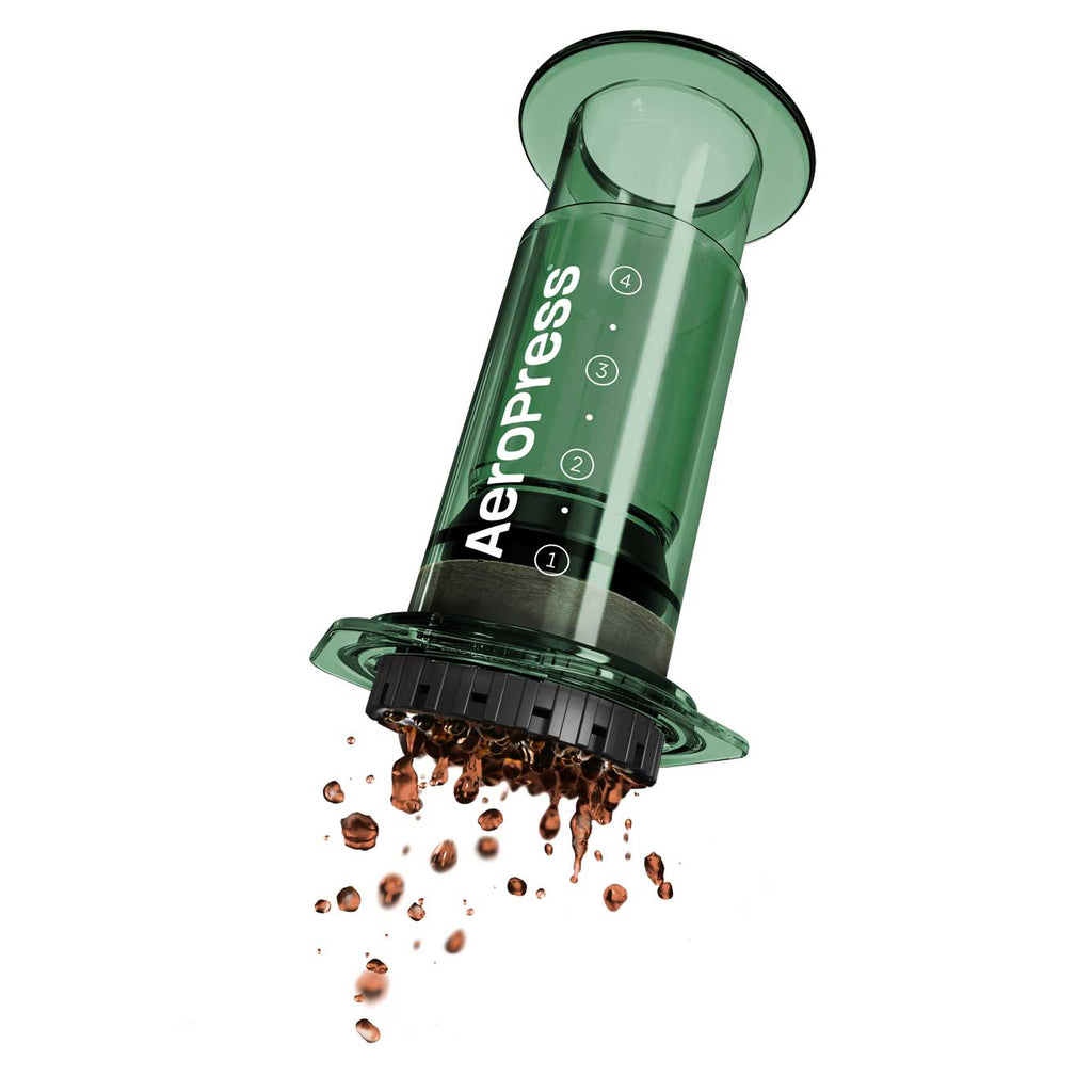 AeroPress Clear Coffee Maker - Green