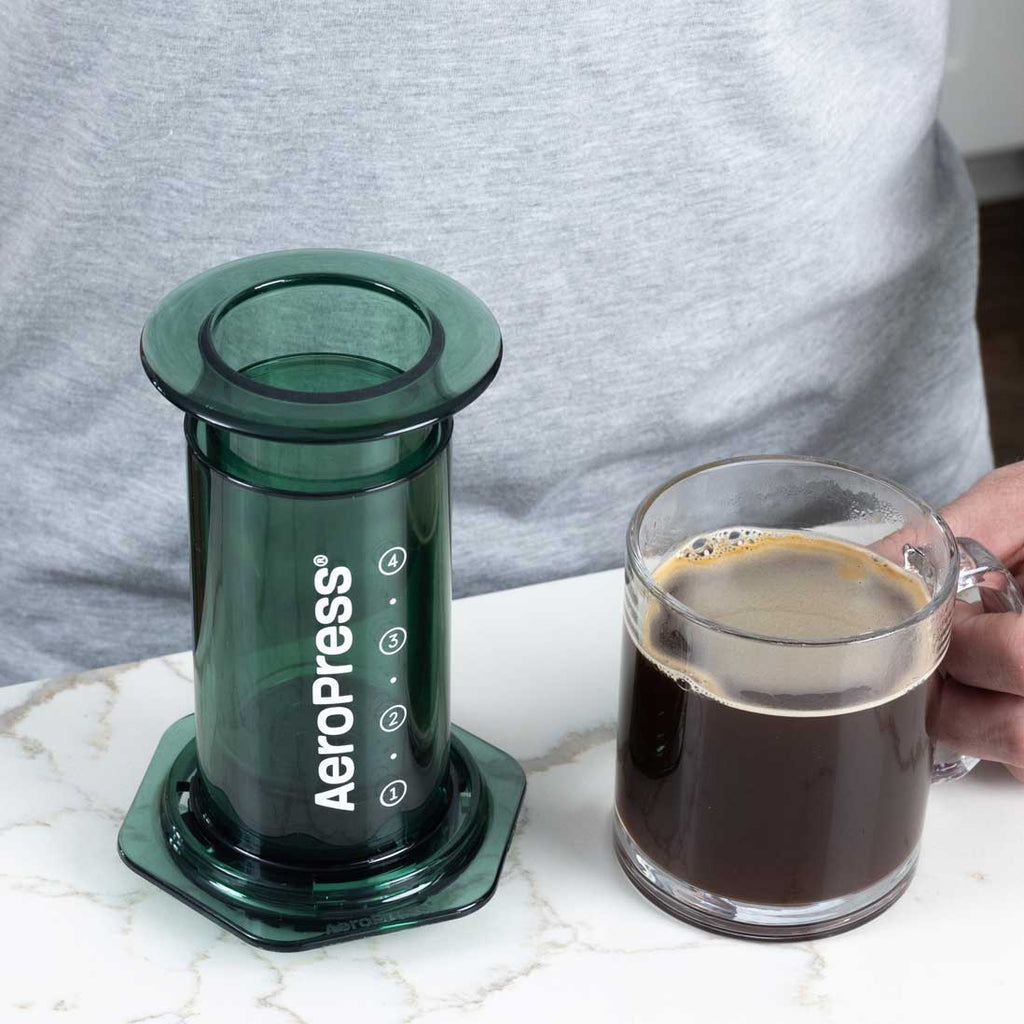 AeroPress Clear Coffee Maker - Green