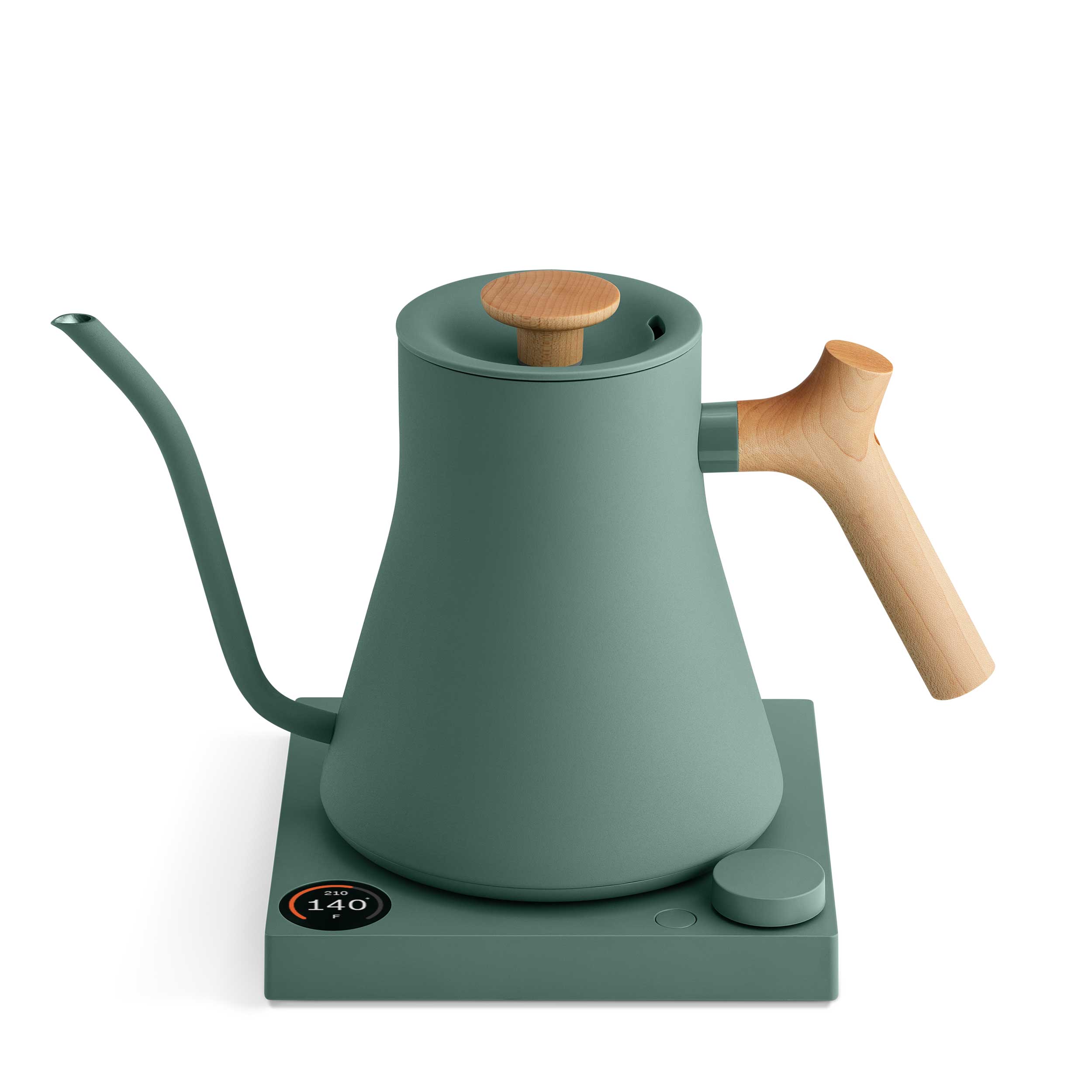 Fellow Stagg EKG Pro Electric Kettle - Smoke Green w/ Maple Fellow Stagg EKG Pro Electric Kettle - Smoke Green w/ Maple