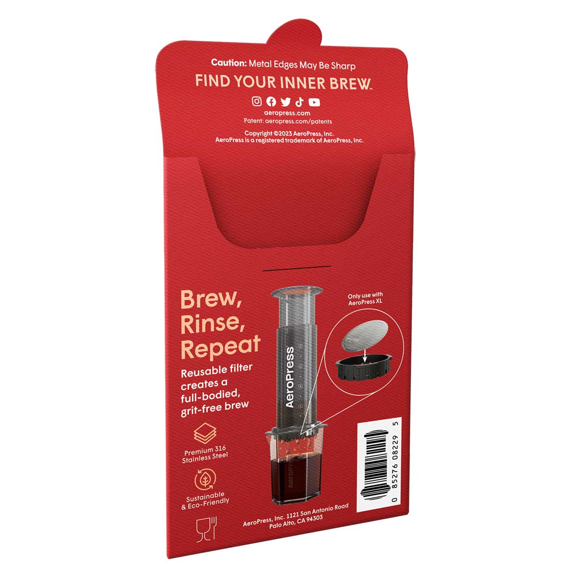 AeroPress XL Stainless Steel Reusable Filter