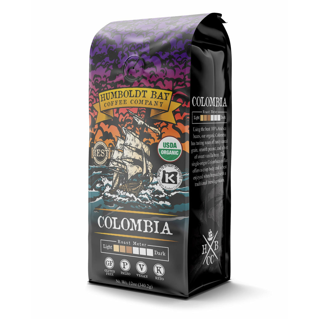 Organic single origin Colombia coffee