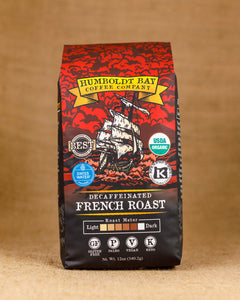 Decaffeinated Organic Swiss Water Process French Roast from Humboldt Bay Coffee