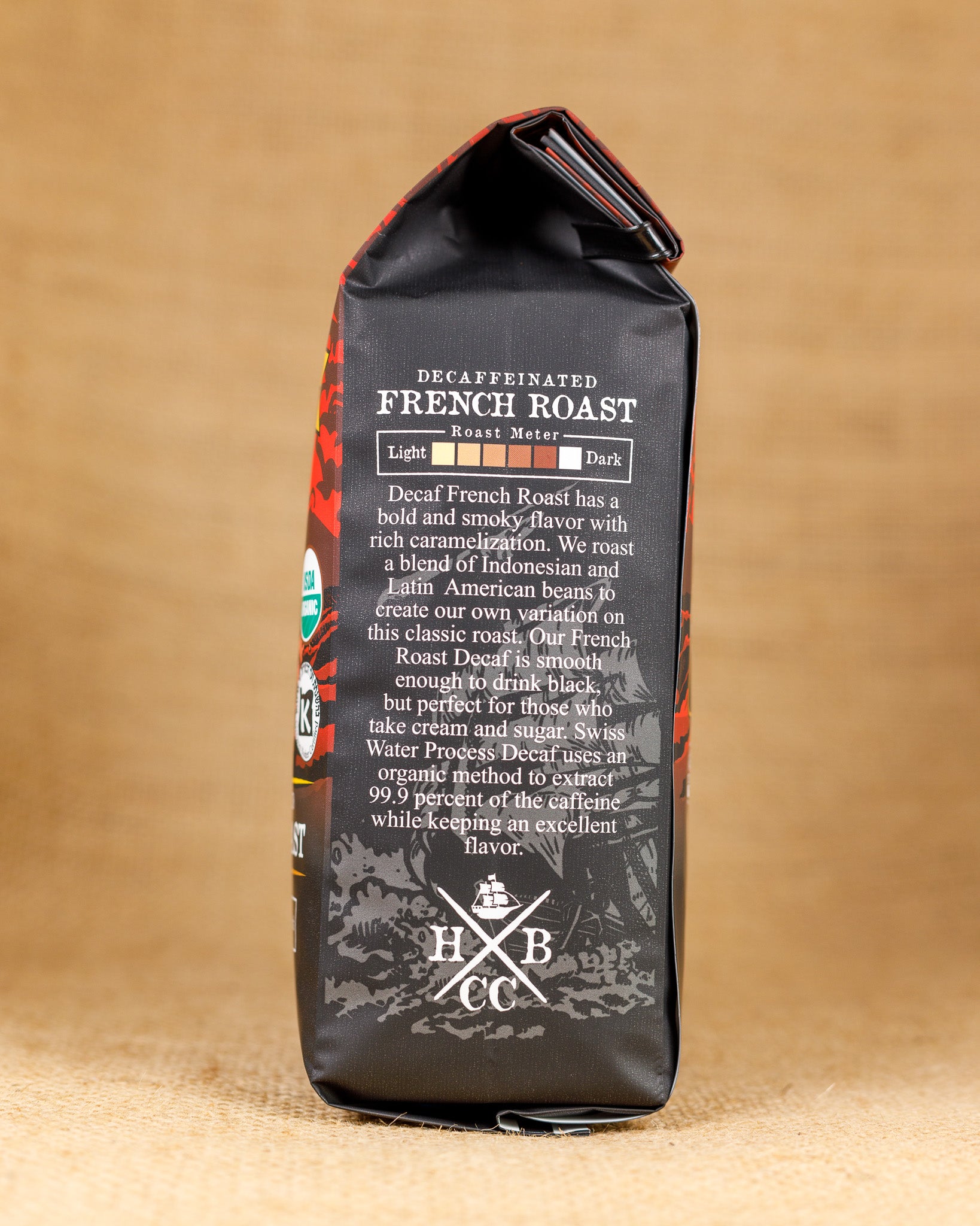 Decaffeinated Organic Swiss Water Process French Roast from Humboldt Bay Coffee